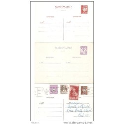3 tarjetas postales de francia distintas