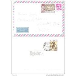 2 cartas diferentes matasellos