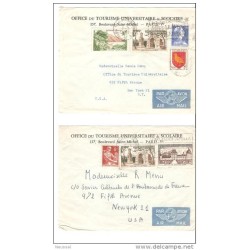 2 cartas de francia de 1958