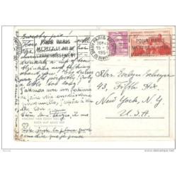 Tarjeta postal de francia de 1954
