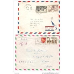 2 cartas de francia 1957
