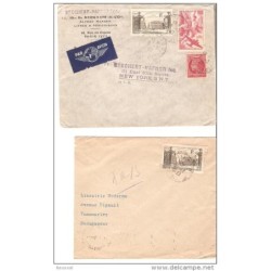 2 cartas de francia de 1947
