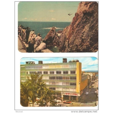 2 tarjetas postales de mexico