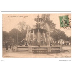Tarjeta postal circulada con matasello troyes