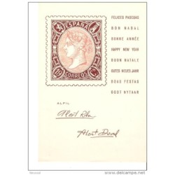 Tarjeta postal alfil