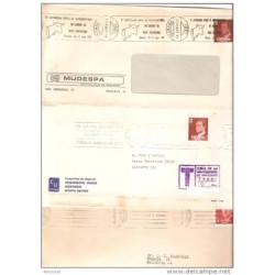3 cartas con matasellos diferentes5