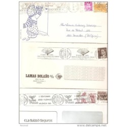 3 cartas con matasellos diferentes8