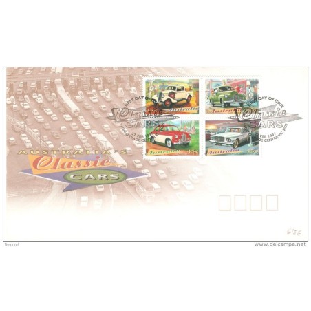Carta de australia de 1997cars classics