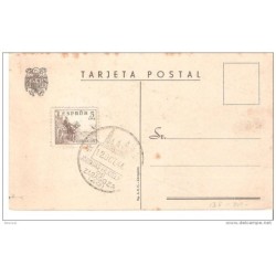 Tarjeta postal de zaragoza 1949