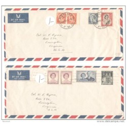 2 cartas de nueva zelanda diferentes