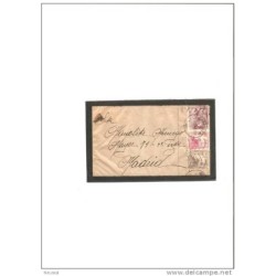 Carta cuño zaragoza 1940