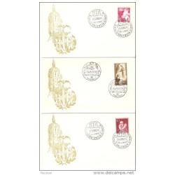 3 cartas con matasellos commemorativos de valencia diferentes3