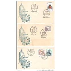 3 cartas con matasellos commemorativos de valencia diferentes7