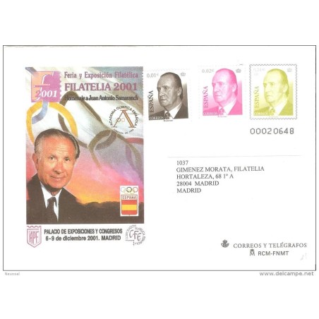 Sobres entero postal conmemorativos oficiales  n74 usado 1 ilustracion