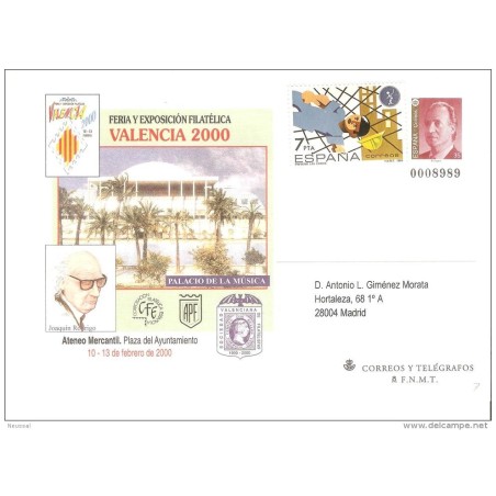 Sobres entero postal conmemorativos oficiales  n 58 usado