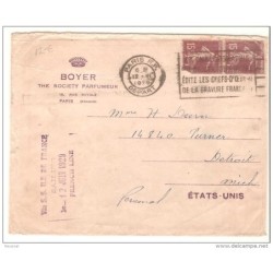 Carta de francia 1929