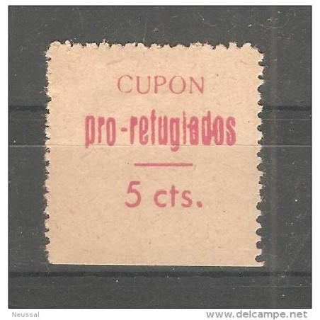 Viñeta cupon pro refugiados 5 cts