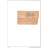Tarjeta postal  india algo dañada