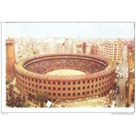 Tarjeta postal plaza de toros valencia