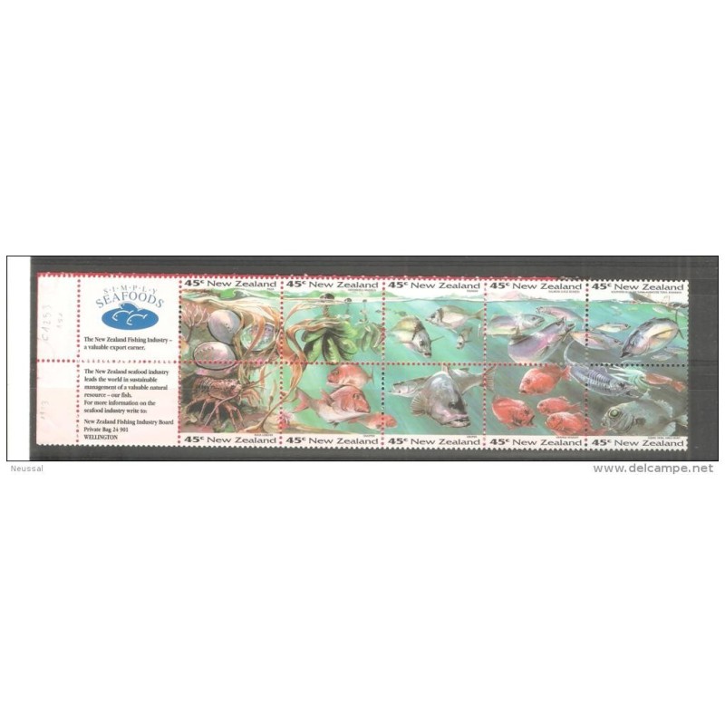 Carnet de new zealand seafoods c1253 Carnet de new zealand seafoods c1253