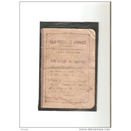 Libro de caja de ahorros