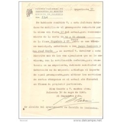 Papel del cuerpo nacional de ingenieros de montes  1940