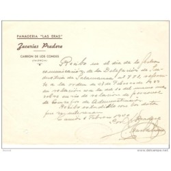 Papel de panaderia las eras  1939