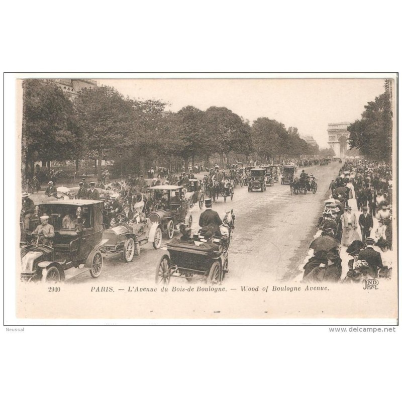 Paris avenida du boisde boulogne Paris avenida du boisde boulogne