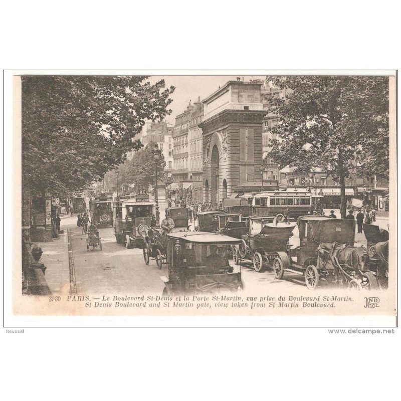 Paris le boulevard stdenis el porte stmartin Paris le boulevard stdenis el porte stmartin