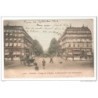 Tarjeta postal circulada paris  place de lopera