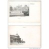2 tarjetas postales lugares de paris