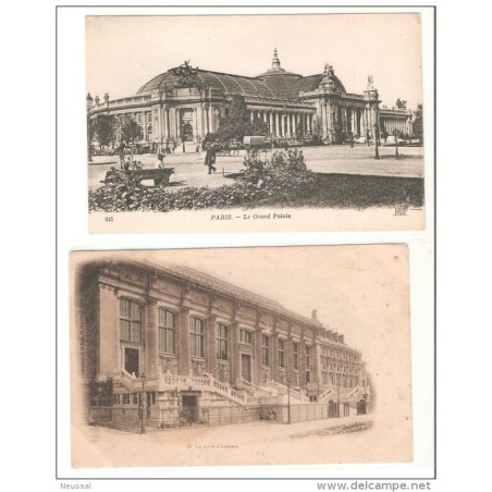 2 tarjetas postales paris