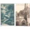 2 tarjetas postales  jardines