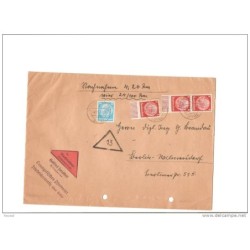 Carta de alemania con cuño de gotha