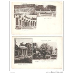 2 tarjetas postales versailles