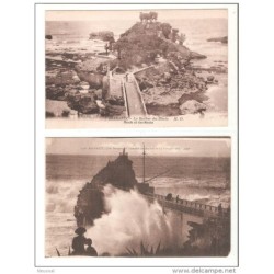 2 tarjetas postales biarritz