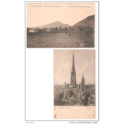 2 tarjeta postales beharria y rouen