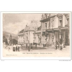 Tarjeta postal de montecarlo circulada