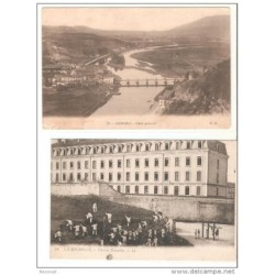 2 tarjetas postales behobia y la rochelle