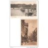 2 tarjetas postales caen y lourdes