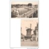 2 tarjetas postales bayona y moulin rouge