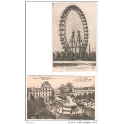 2 tarjetas postales paris