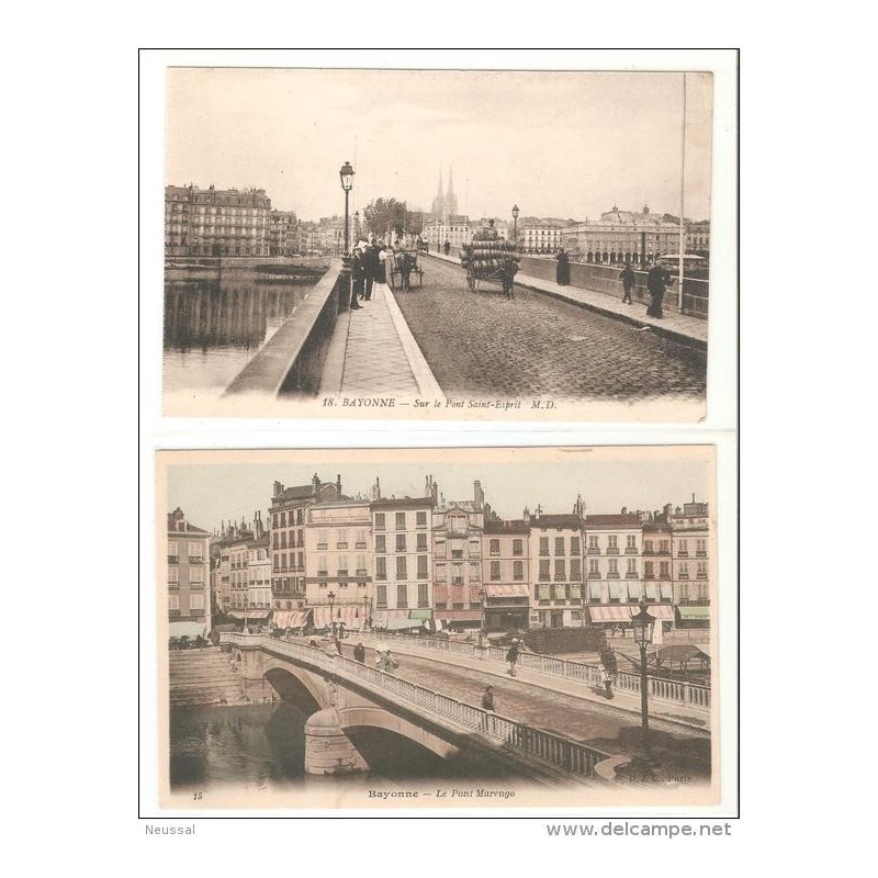 2 tarjetas postales bayonne 2 tarjetas postales bayonne