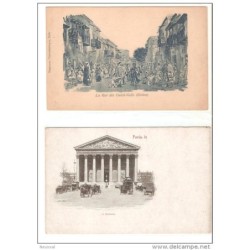 2 tarjetas postales paris