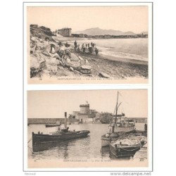 2 tarjetas postales  saint jean de la luz
