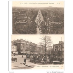 2 tarjetas postales  parisinas