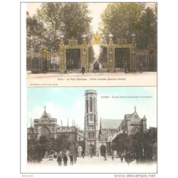 2 tarjetas postales  parisinas