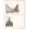 2 tarjetas postales  de parispanteon e iglesia