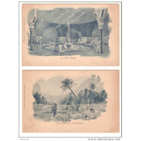 2 tarjetas postales  de paris