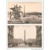 2 tarjetas postales  de parisplazas